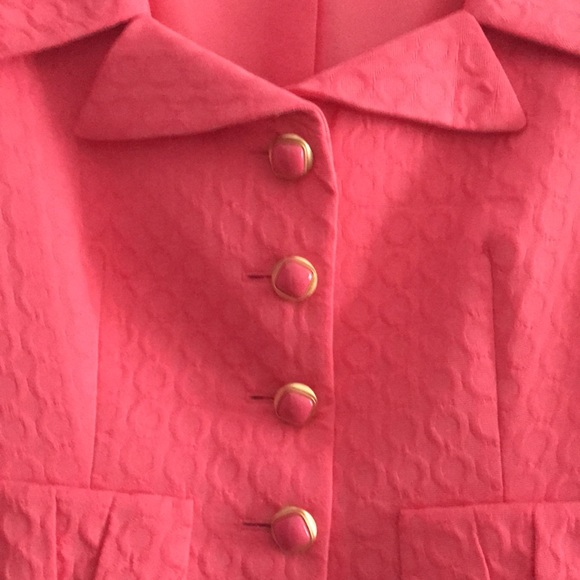 Tahari Coral Textured Blazer and Skirt Suit - Picture 2 of 7